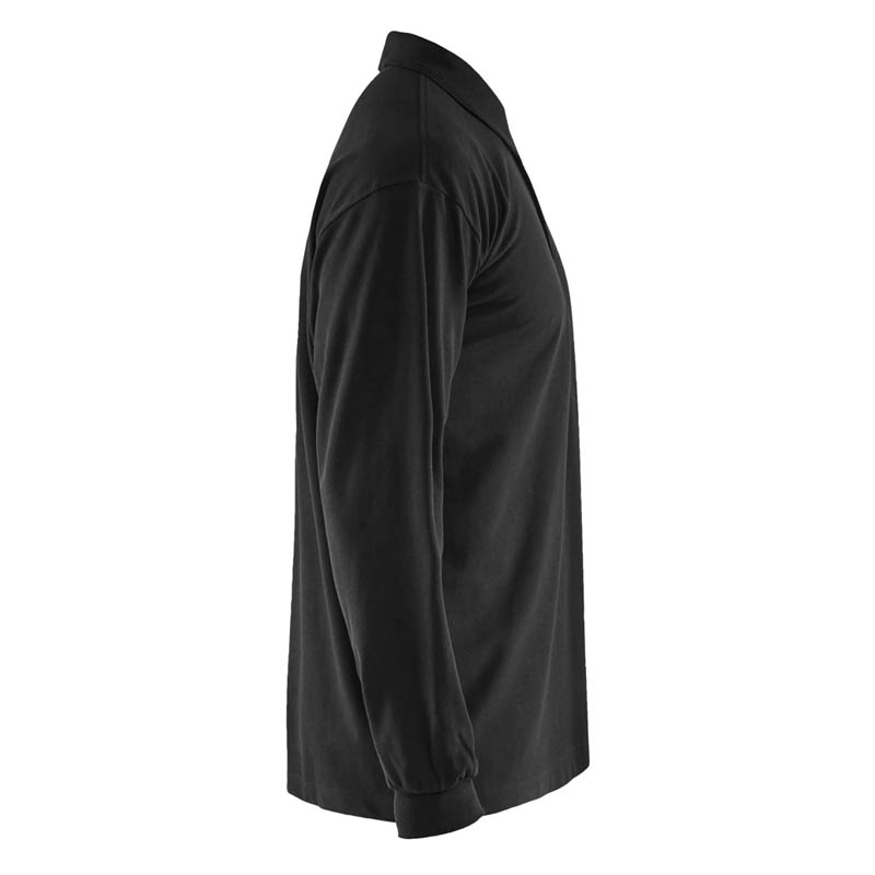 Blaklader Flammschutz Polo Shirt langärmelig Schwarz 4XL