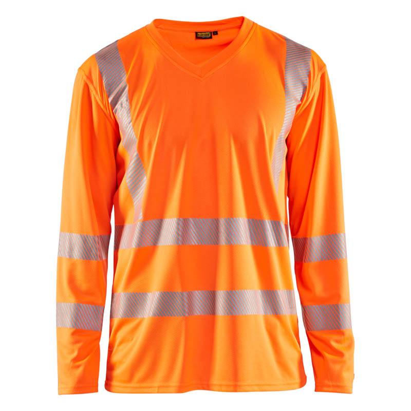 Blaklader UV Shirt High Vis Langarm High Vis Orange 4XL