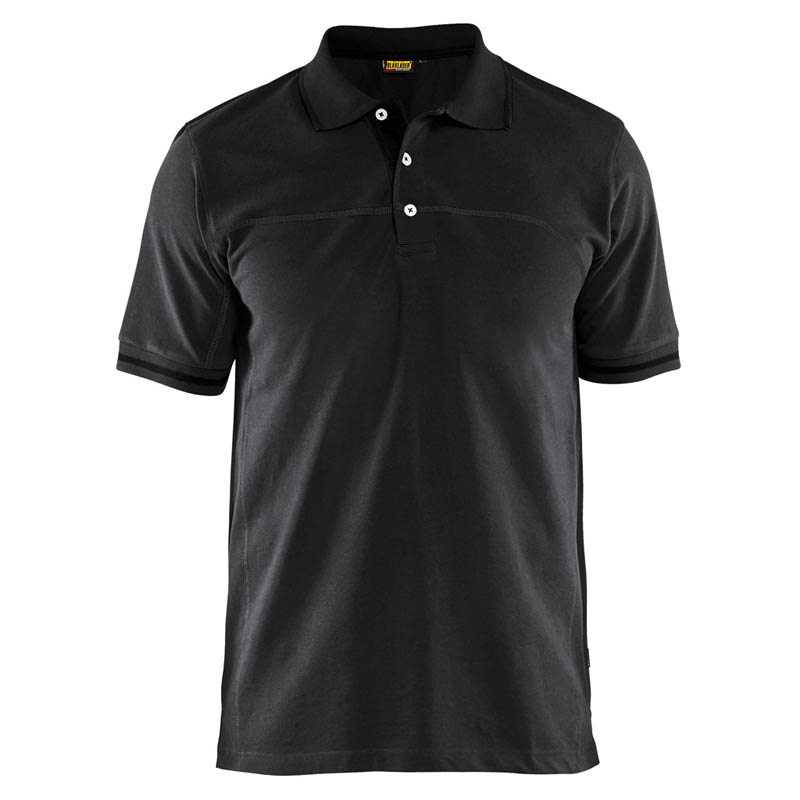 Blaklader Polo Shirt Schwarz/Dunkelgrau 4XL