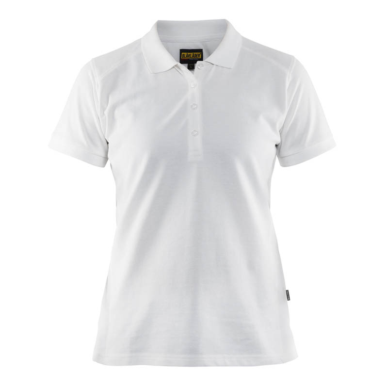 Blaklader Damen Polo Shirt Weiß L