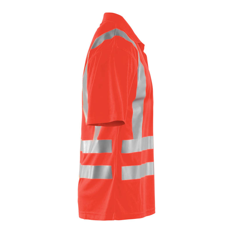 Blaklader UV Polo Shirt High vis High Vis Rot 4XL