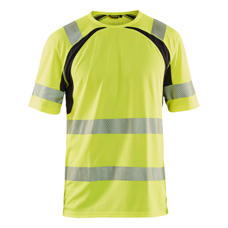 Blaklader UV T-Shirt High Vis High Vis Gelb/Schwarz 4XL