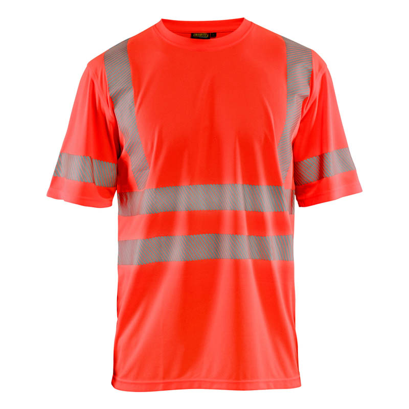 Blaklader UV T-Shirt High Vis High Vis Rot 4XL