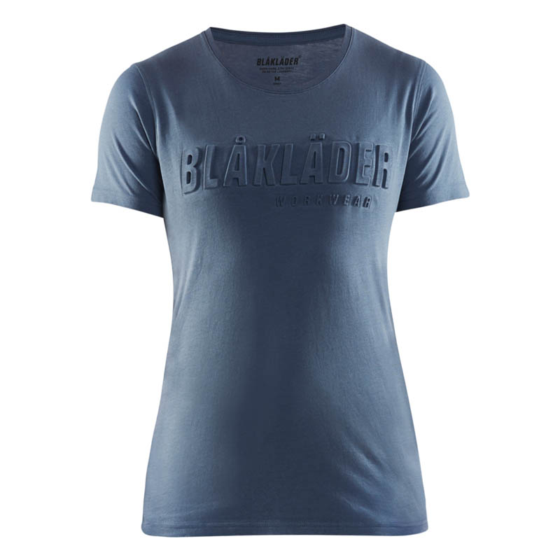 Blaklader Damen T-Shirt 3D Blau (limitiert) L
