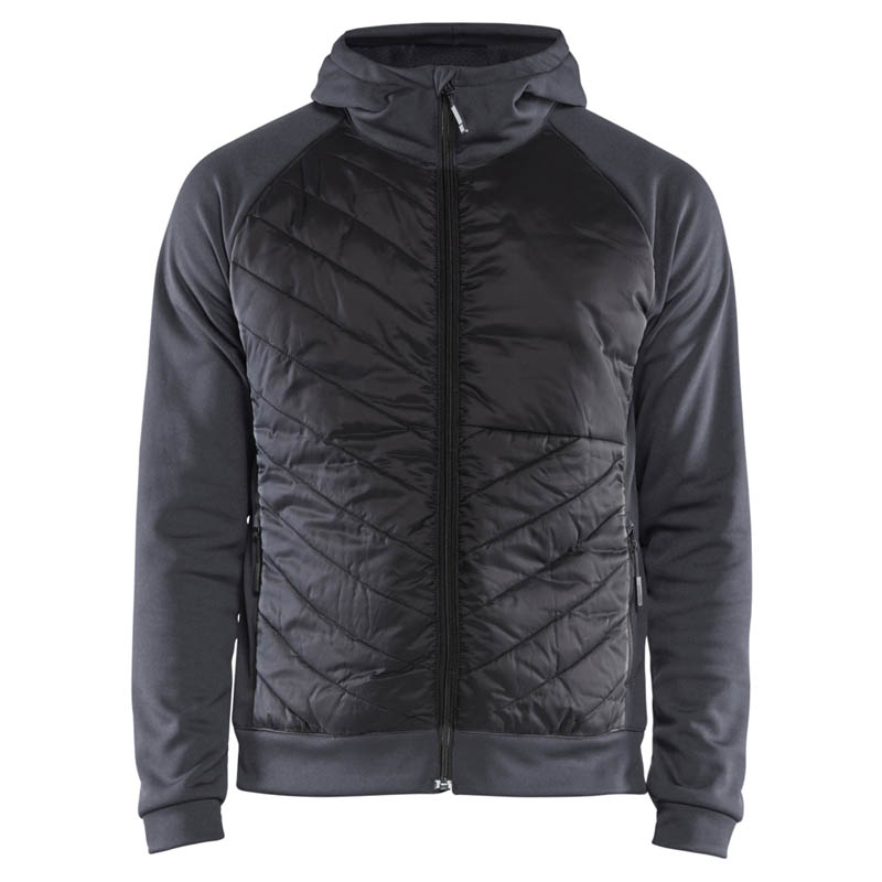 Blaklader Hybrid sweater Mittelgrau/Schwarz 4XL