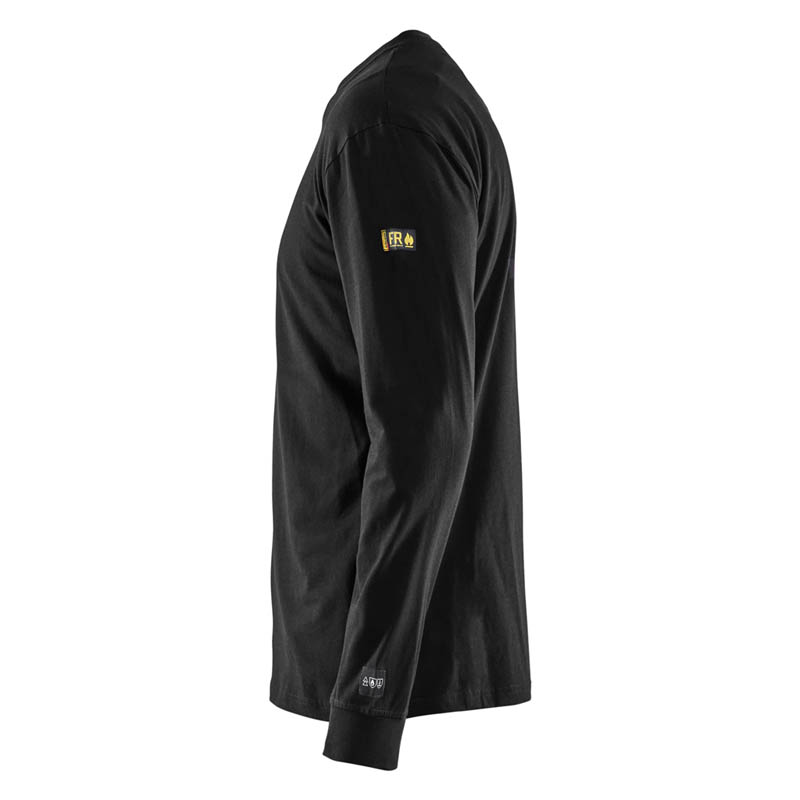 Blaklader Flammschutz Langarm Shirt Schwarz 4XL