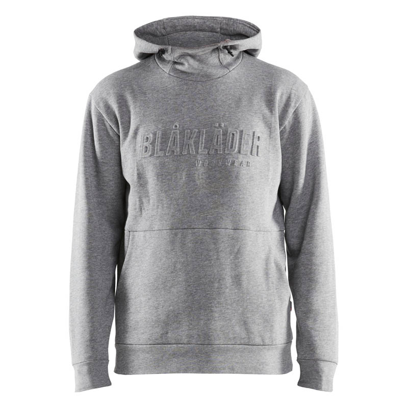 Blaklader Kapuzensweater 3D Grau Melange 4XL