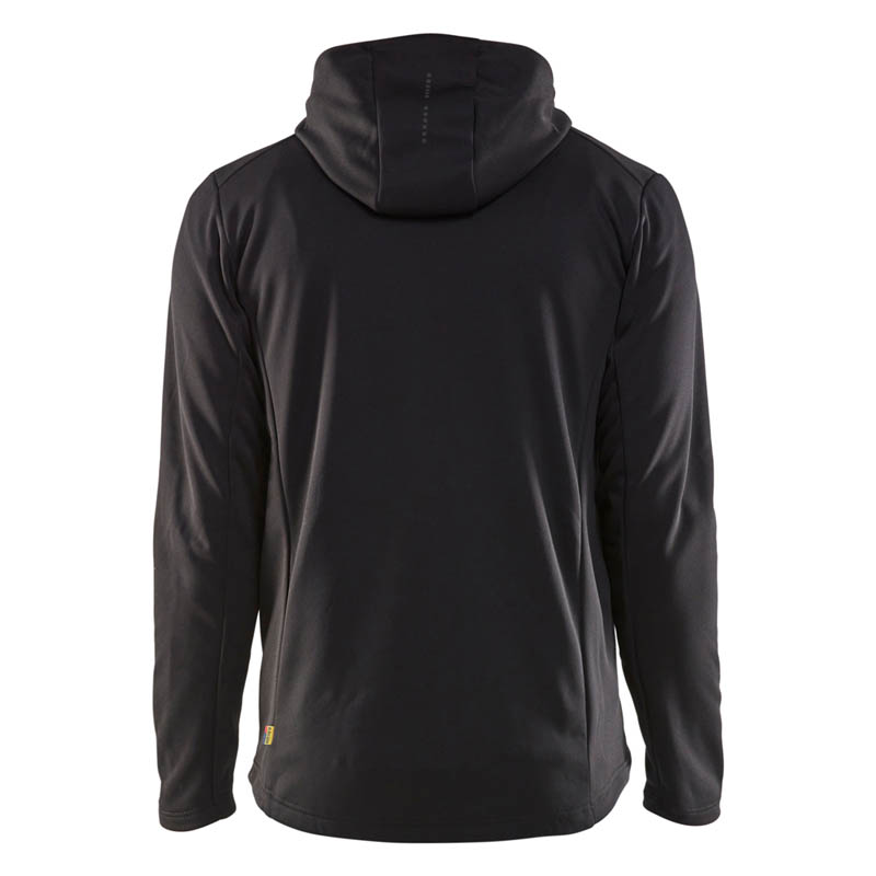 Blaklader Kapuzensweater mit Reißverschluss Schwarz 4XL