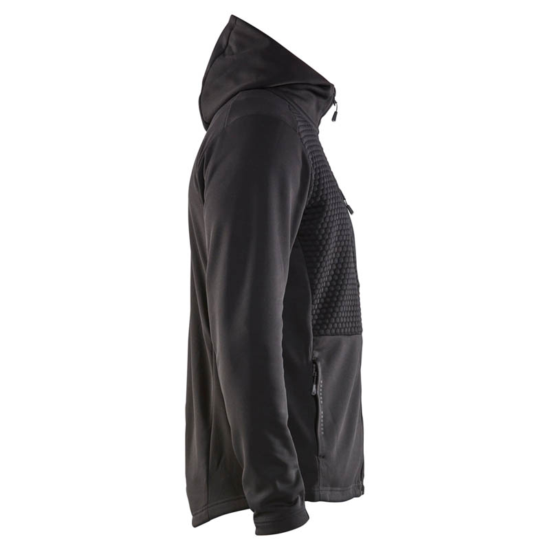 Blaklader Kapuzensweater mit Reißverschluss Schwarz 4XL