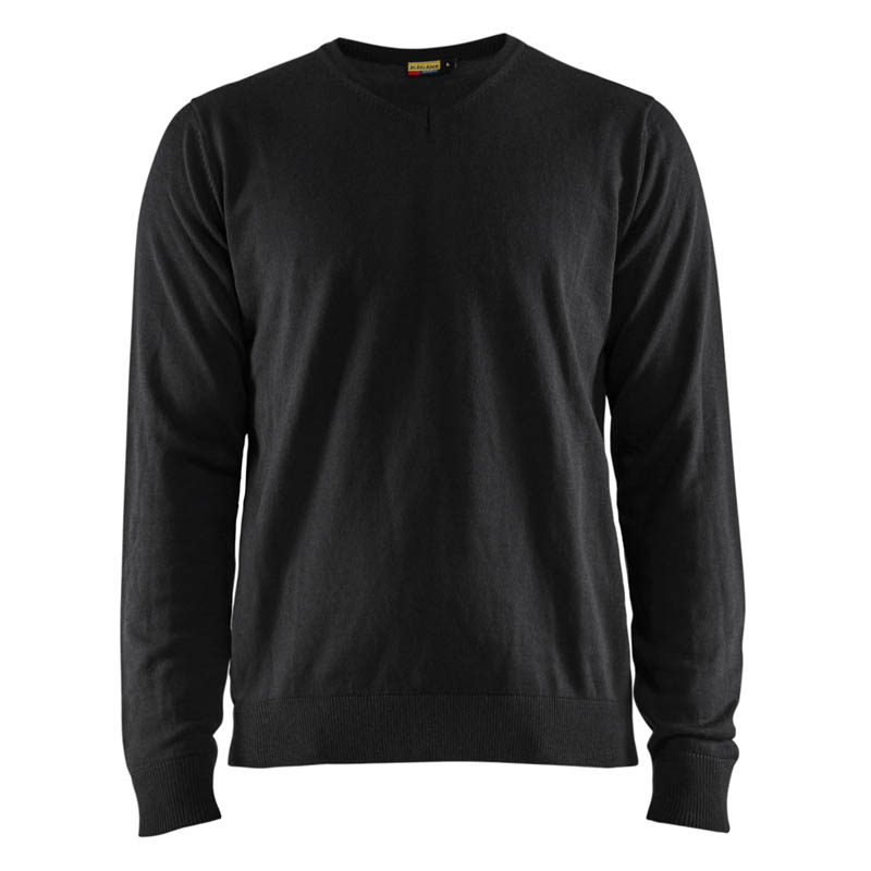 Blaklader Pullover gestrickt Schwarz 4XL