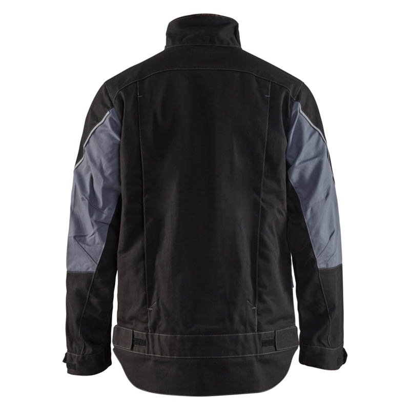 Blaklader Flammschutz Jacke Schwarz/Grau 4XL