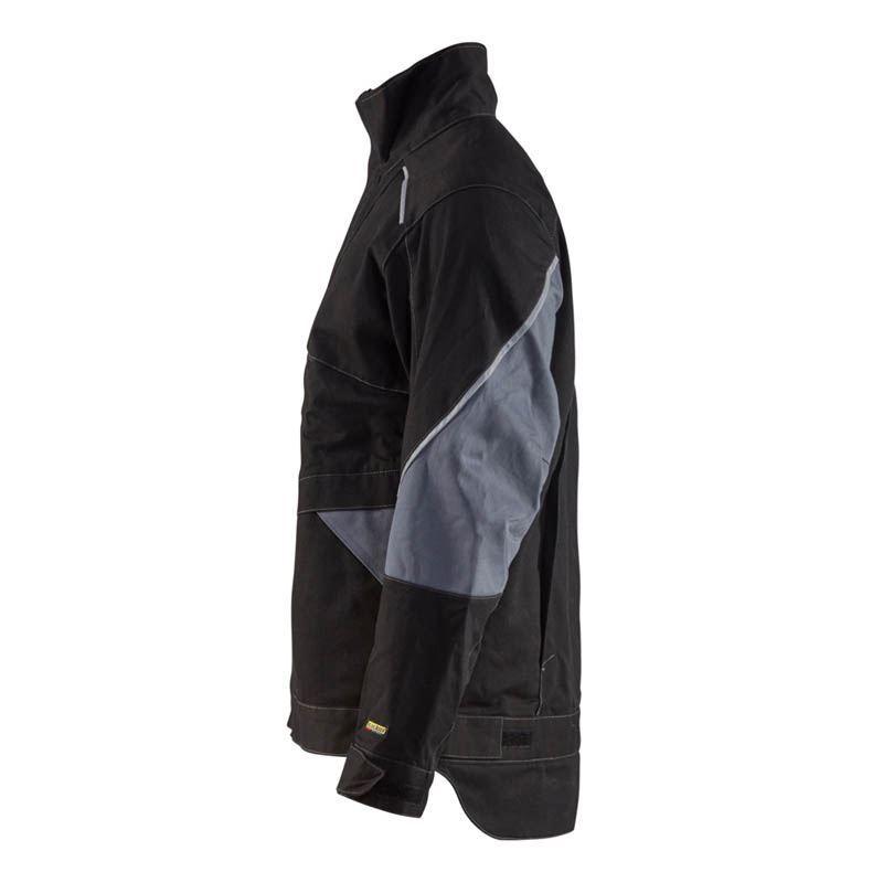 Blaklader Flammschutz Jacke Schwarz/Grau 4XL