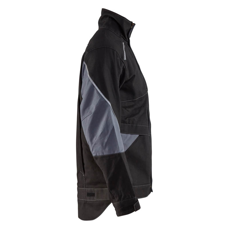 Blaklader Flammschutz Jacke Schwarz/Grau 4XL