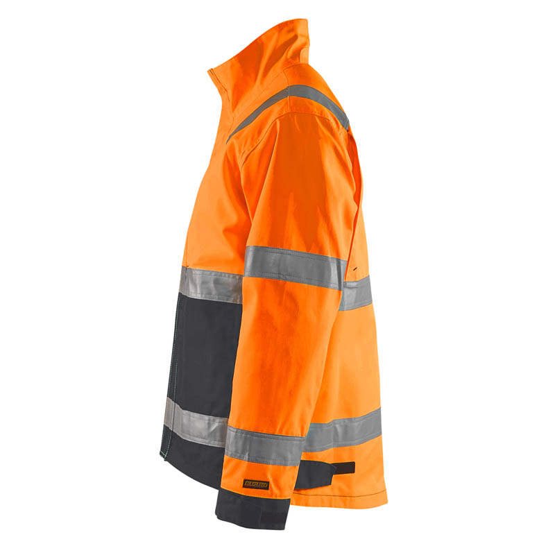 Blaklader High Vis Jacke High Vis Orange/Mittelgrau 4XL