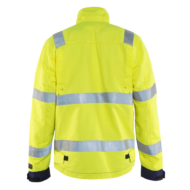 Blaklader Multinorm Jacke High Vis Gelb/Marineblau 4XL