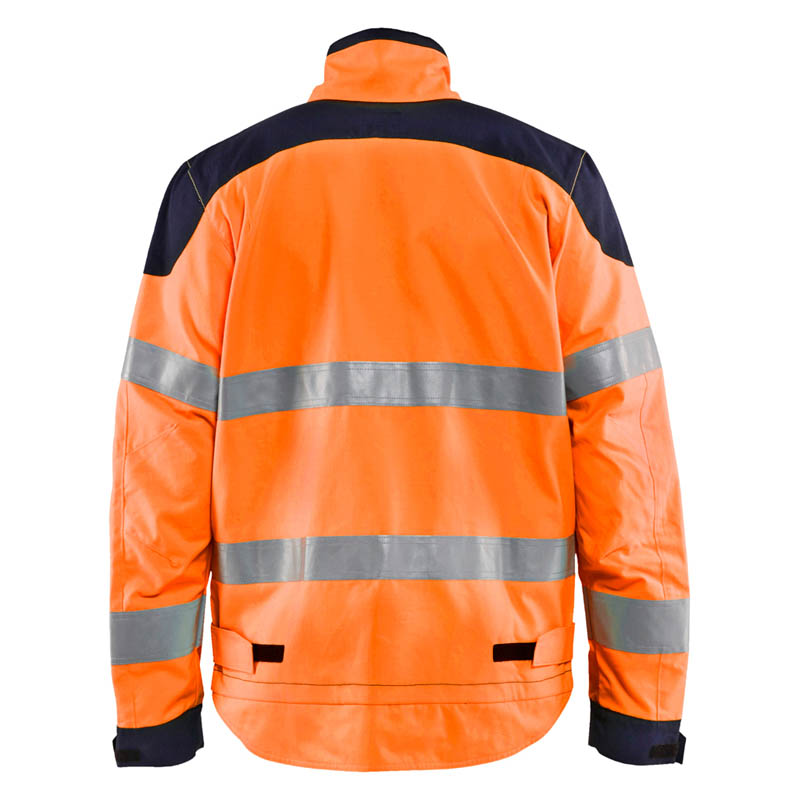 Blaklader Multinorm Jacke Inhärent High Vis Orange/Marinebla