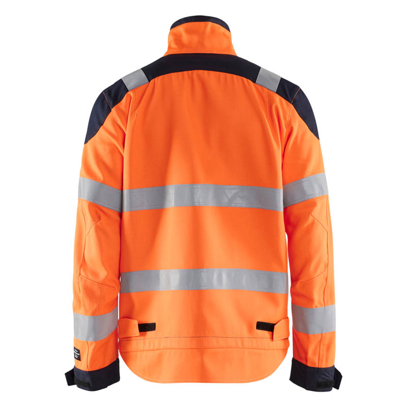 Blaklader Multinorm Jacke Inhärent High Vis Orange/Marinebla