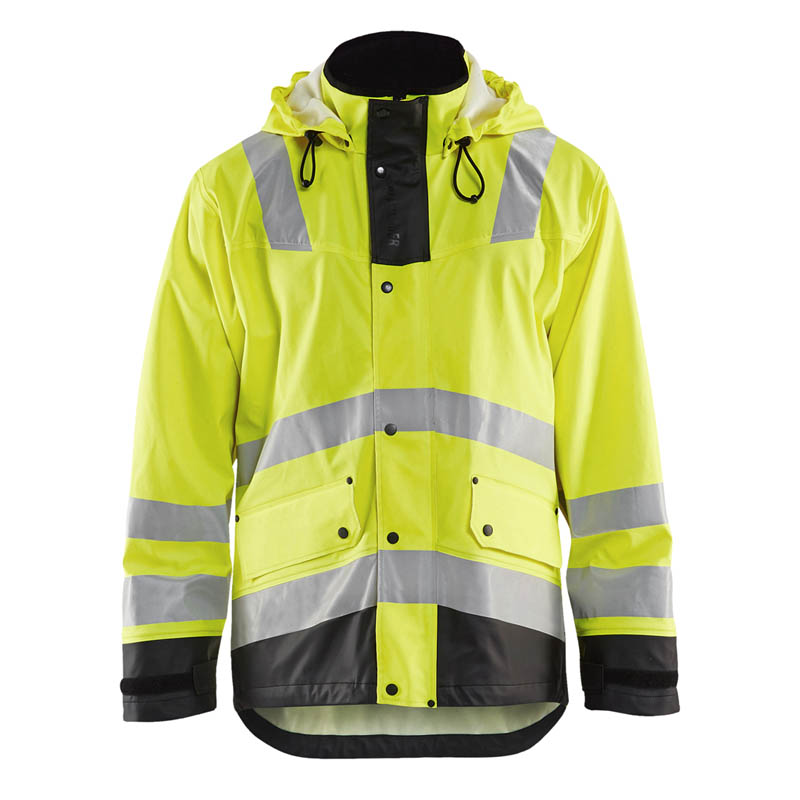 Blaklader Regenjacke Level 2 High Vis Gelb/Schwarz 4XL