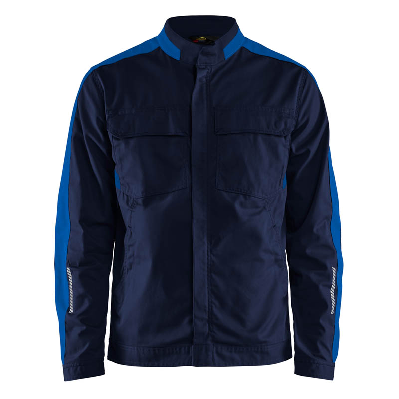 Blaklader Industrie Jacke Stretch Marineblau/Kornblau 4XL