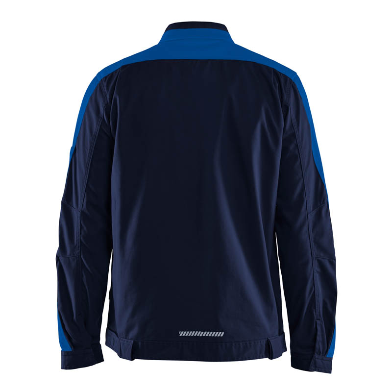 Blaklader Industrie Jacke Stretch Marineblau/Kornblau 4XL