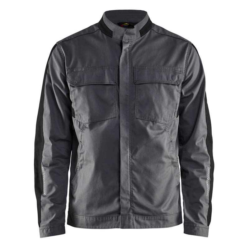 Blaklader Industrie Jacke Stretch Mittelgrau/Schwarz 4XL