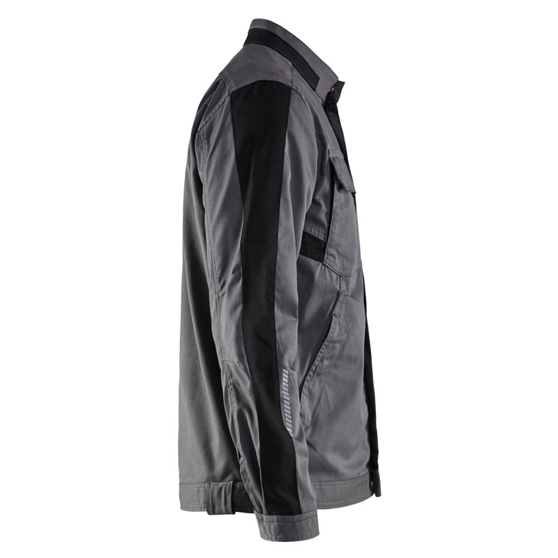 Blaklader Industrie Jacke Stretch Mittelgrau/Schwarz 4XL