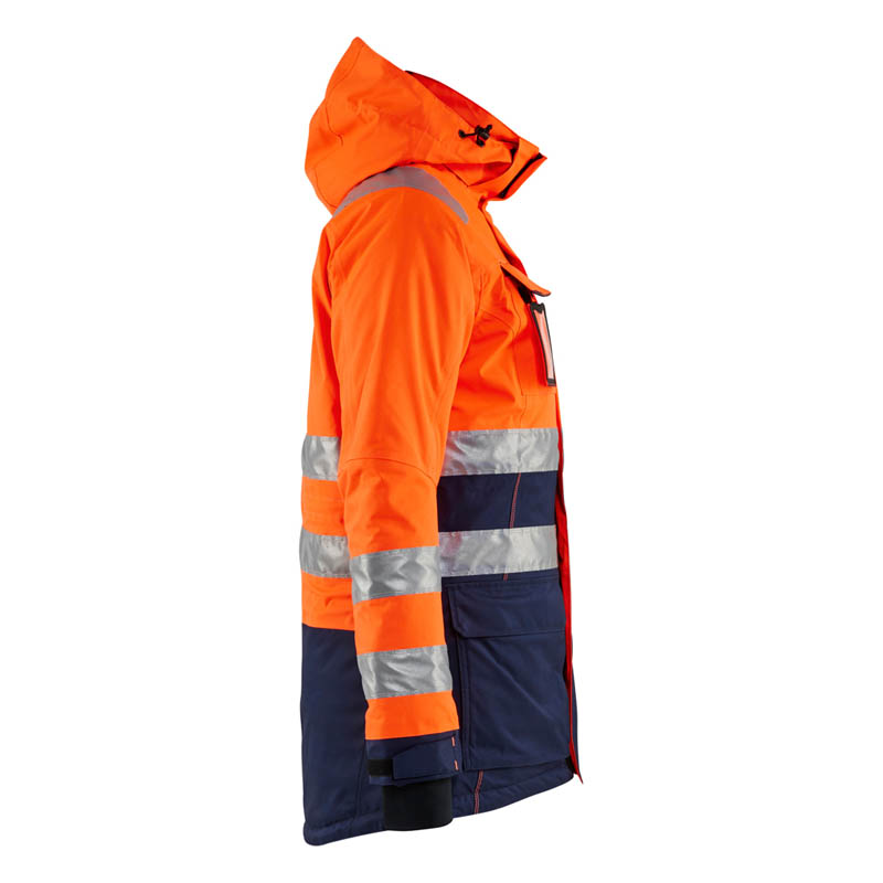 Blaklader Damen High Vis Winter Parka High Vis Orange/Marine