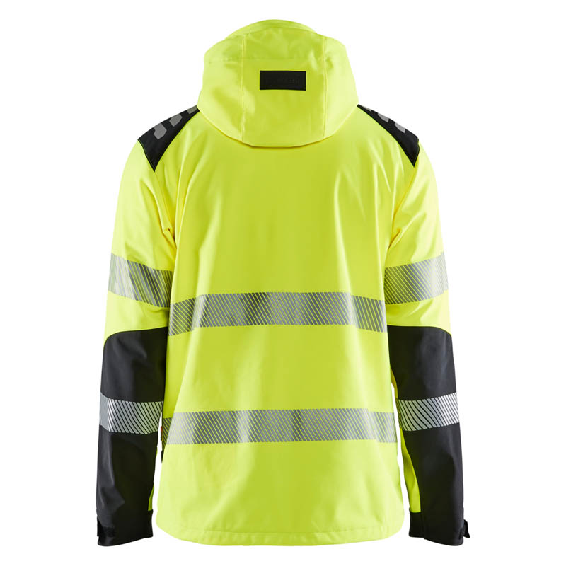 Blaklader High Vis Softshell Jacke High Vis Gelb/Schwarz 4XL