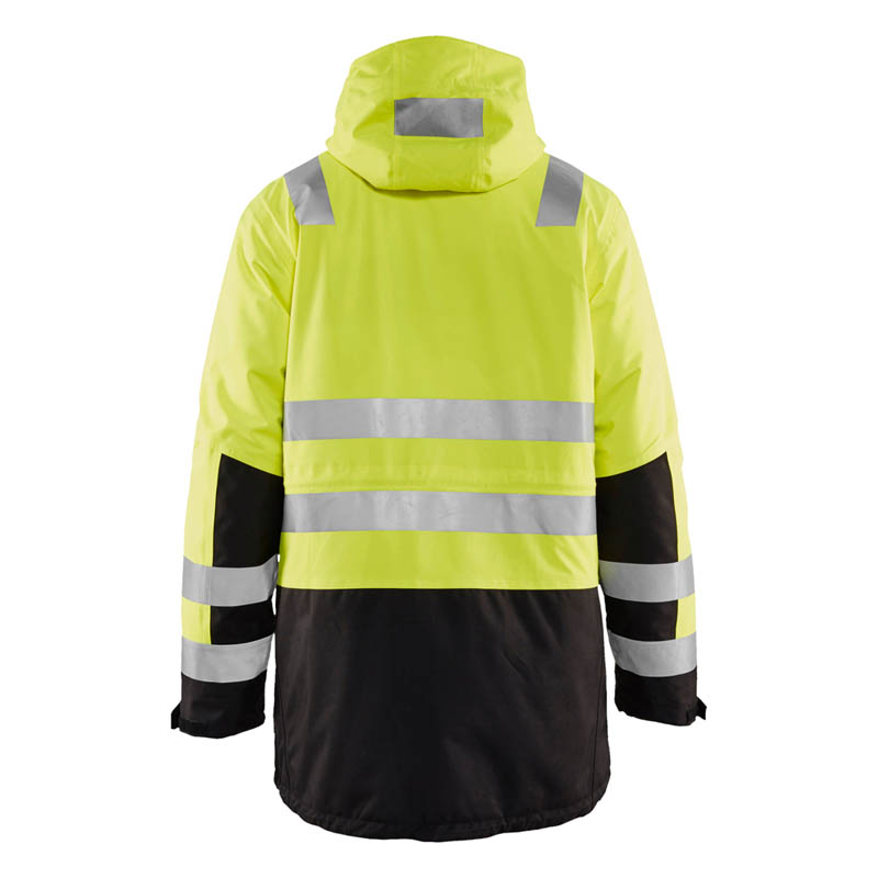 Blaklader High Vis Parka High Vis Gelb/Schwarz 4XL