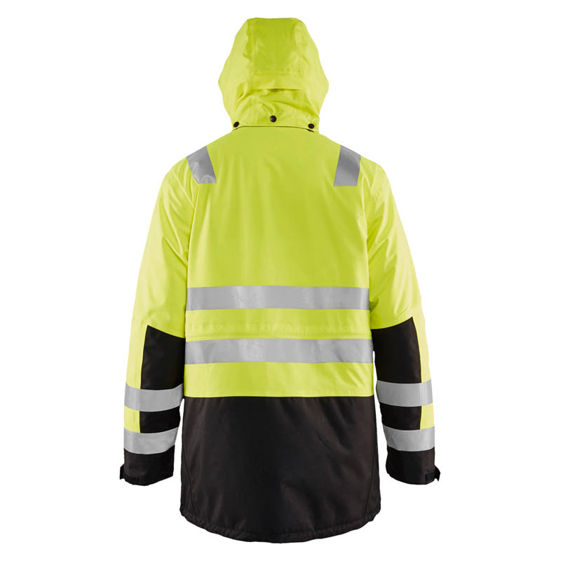 Blaklader High Vis Parka High Vis Gelb/Schwarz 4XL