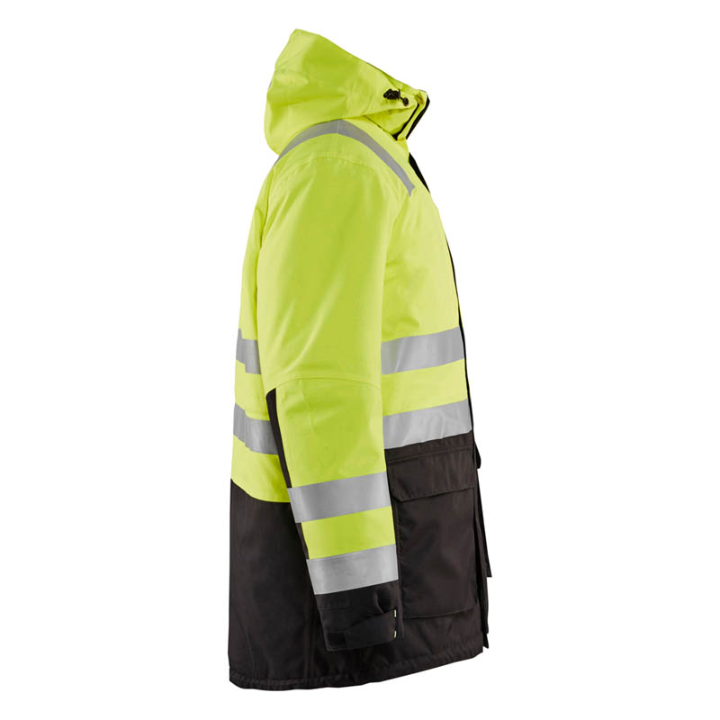 Blaklader High Vis Parka High Vis Gelb/Schwarz 4XL