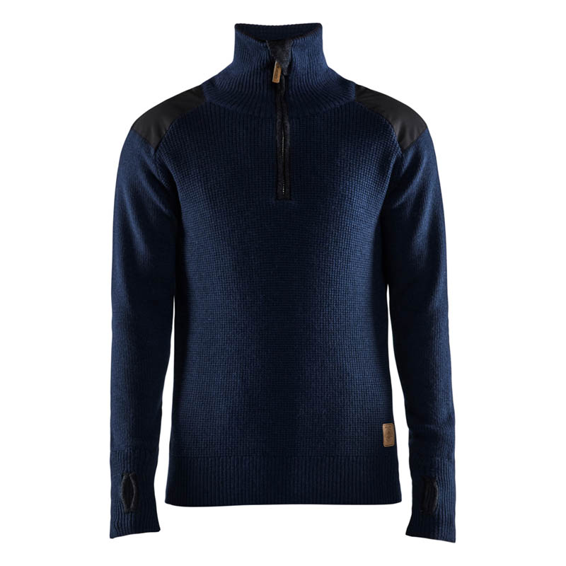 Blaklader Wollsweater Dunkel Marineblau/Dunkelgrau 4XL