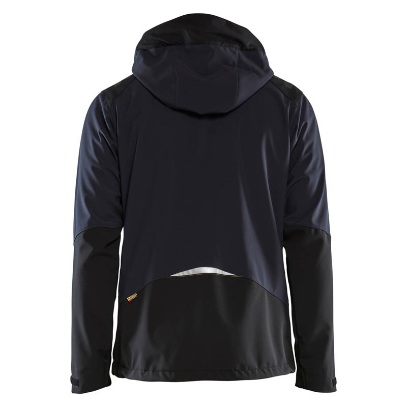 Blaklader Softshell Jacke Dunkelblau/Gelb 4XL