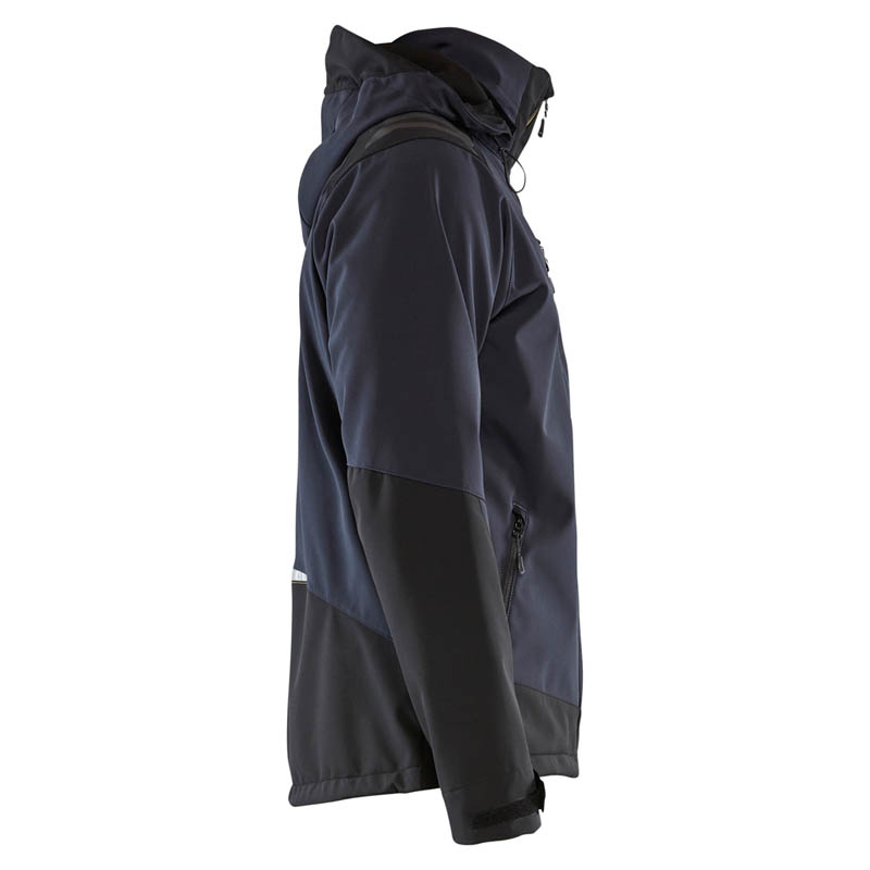 Blaklader Softshell Jacke Dunkelblau/Gelb 4XL
