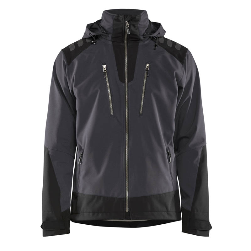 Blaklader Softshell Jacke Dunkelgrau/Schwarz 4XL