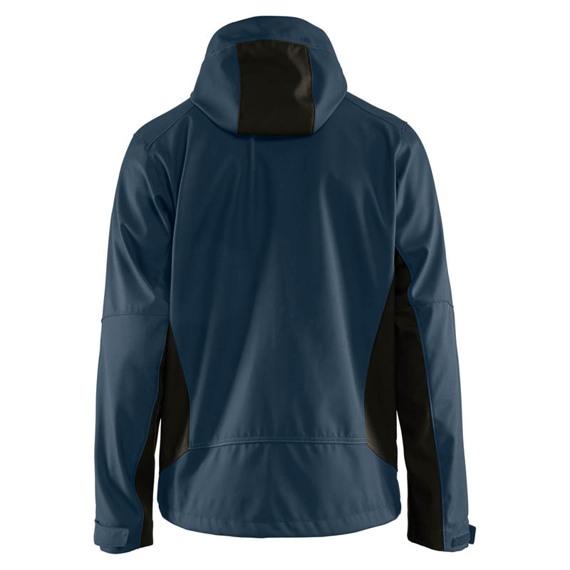 Blaklader Softshell Jacke mit Kapuze Dunkel Marineblau/Schwa