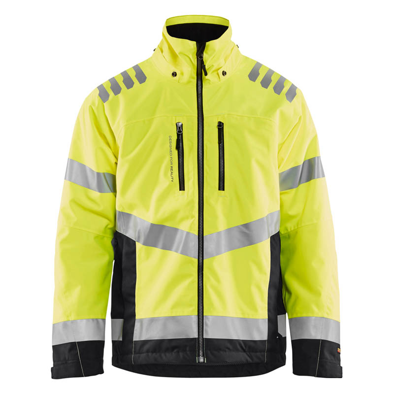 Blaklader High Vis Winterjacke High Vis Gelb/Schwarz 4XL