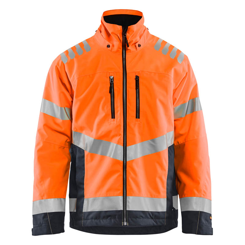 Blaklader High Vis Winterjacke High Vis Orange/Mittelgrau 4X