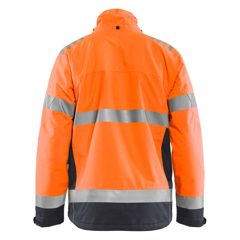 Blaklader High Vis Winterjacke High Vis Orange/Mittelgrau 4X