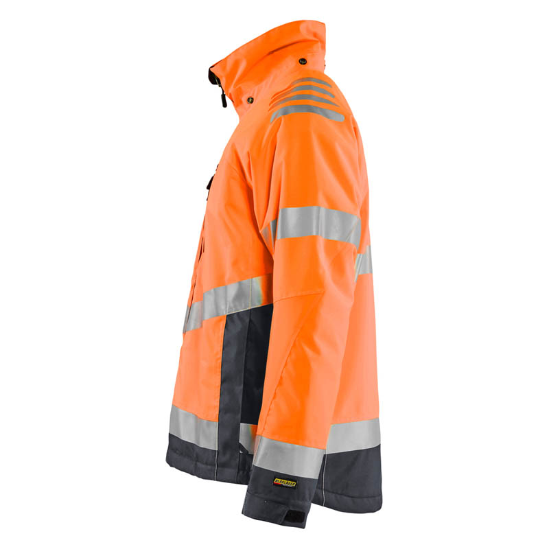 Blaklader High Vis Winterjacke High Vis Orange/Mittelgrau 4X