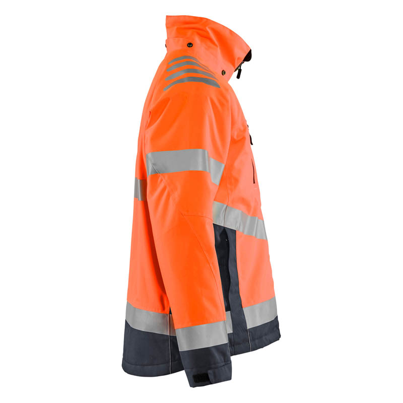 Blaklader High Vis Winterjacke High Vis Orange/Mittelgrau 4X
