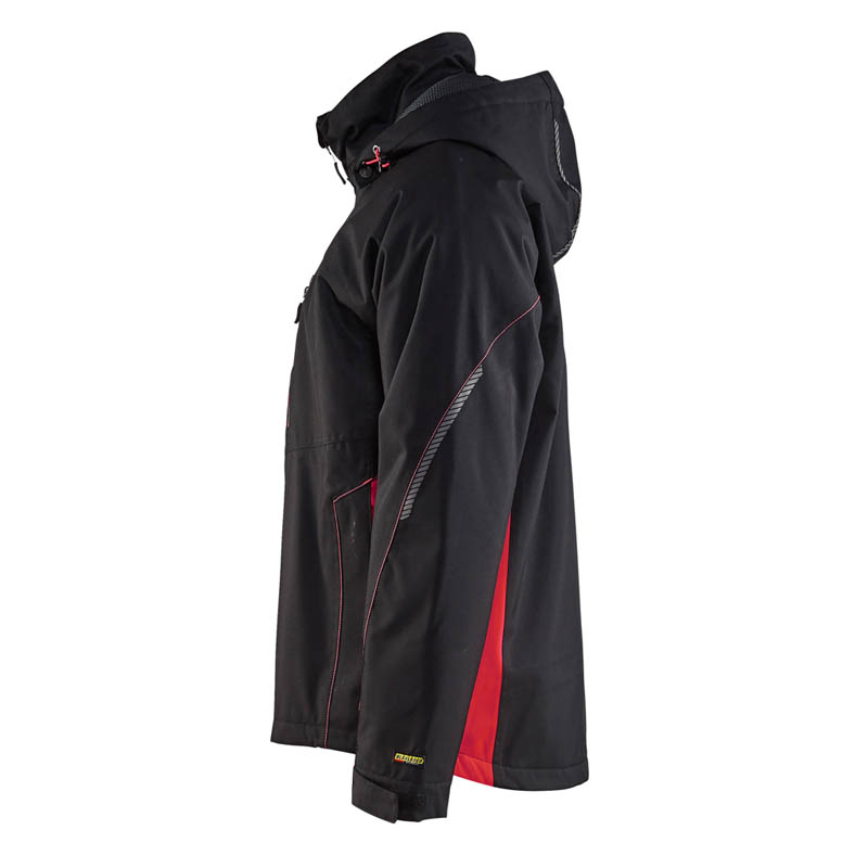 Blaklader Shell Jacke Schwarz/Rot 4XL