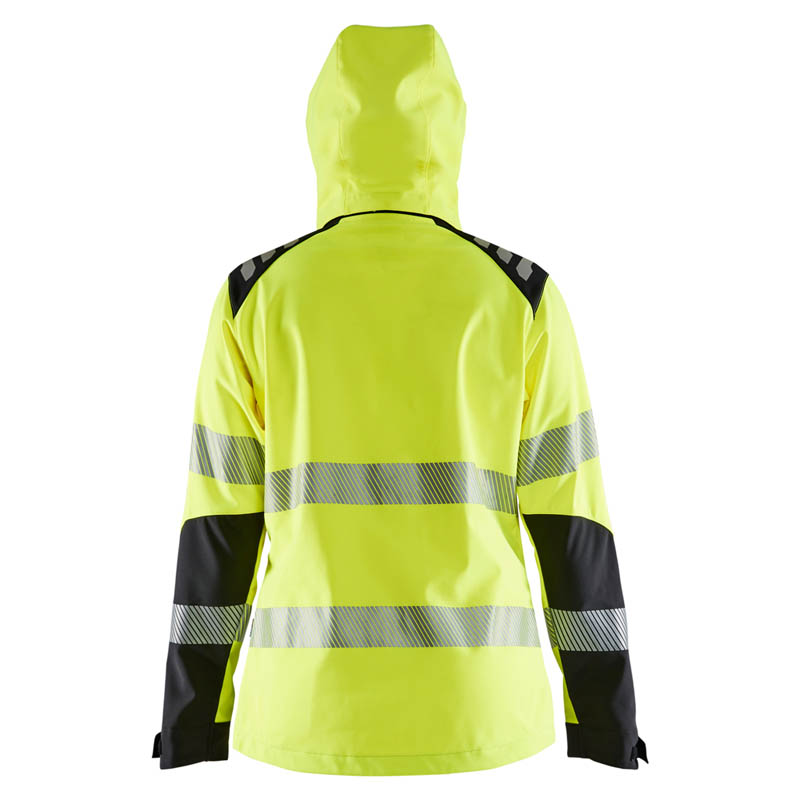 Blaklader Damen High Vis Softshell Jacke High Vis Gelb/Schwa