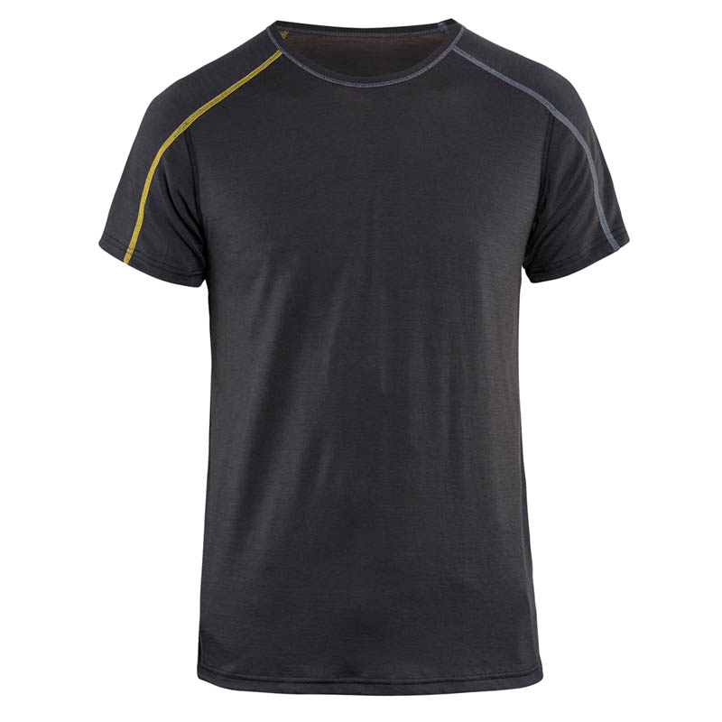 Blaklader Unterzieh T-Shirt XLIGHT, 100% Merino Dunkelgrau/G