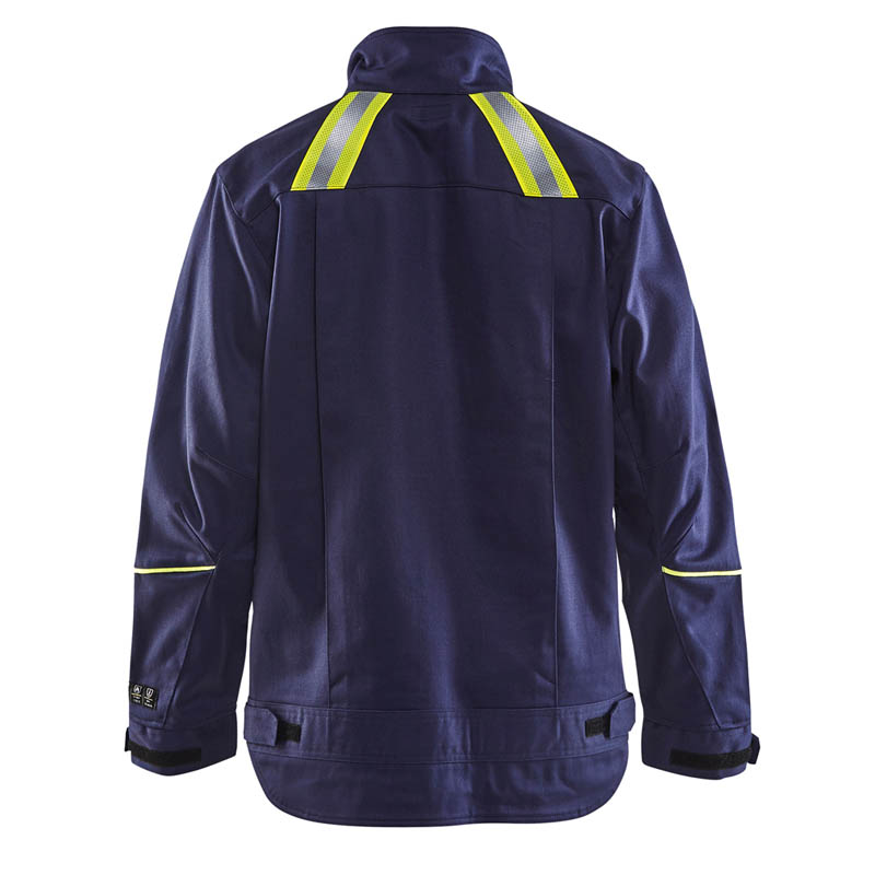 Blaklader Schweißer Jacke Marineblau/Gelb 4XL
