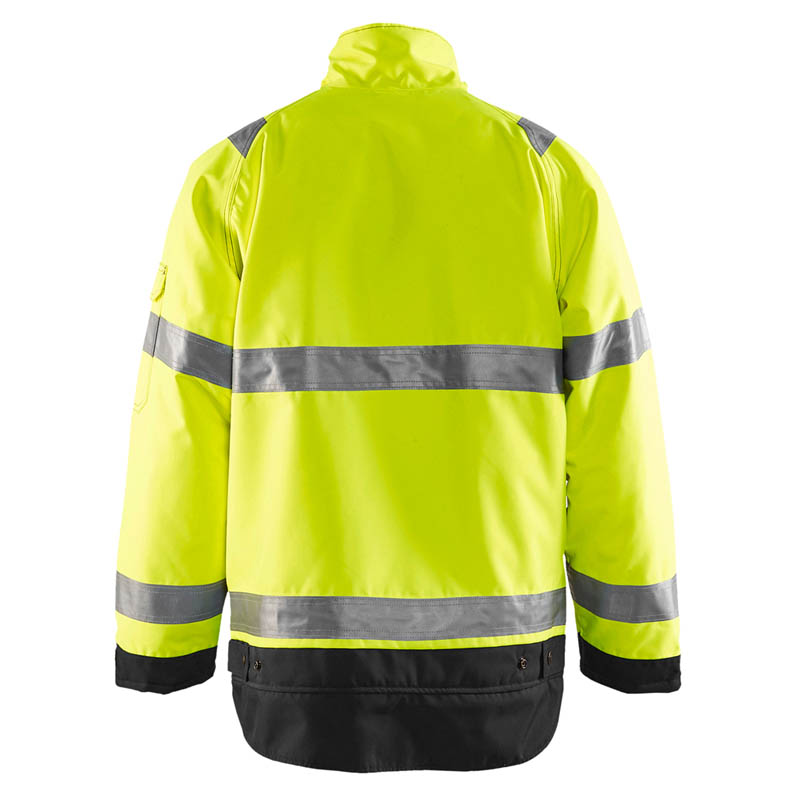 Blaklader High Vis Winterjacke High Vis Gelb/Schwarz 4XL