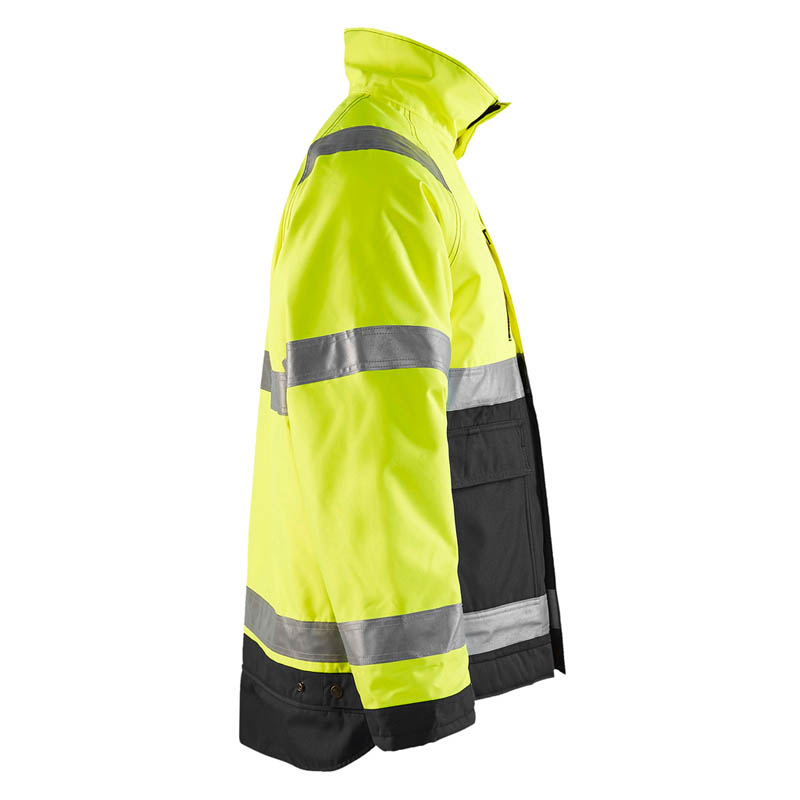 Blaklader High Vis Winterjacke High Vis Gelb/Schwarz 4XL