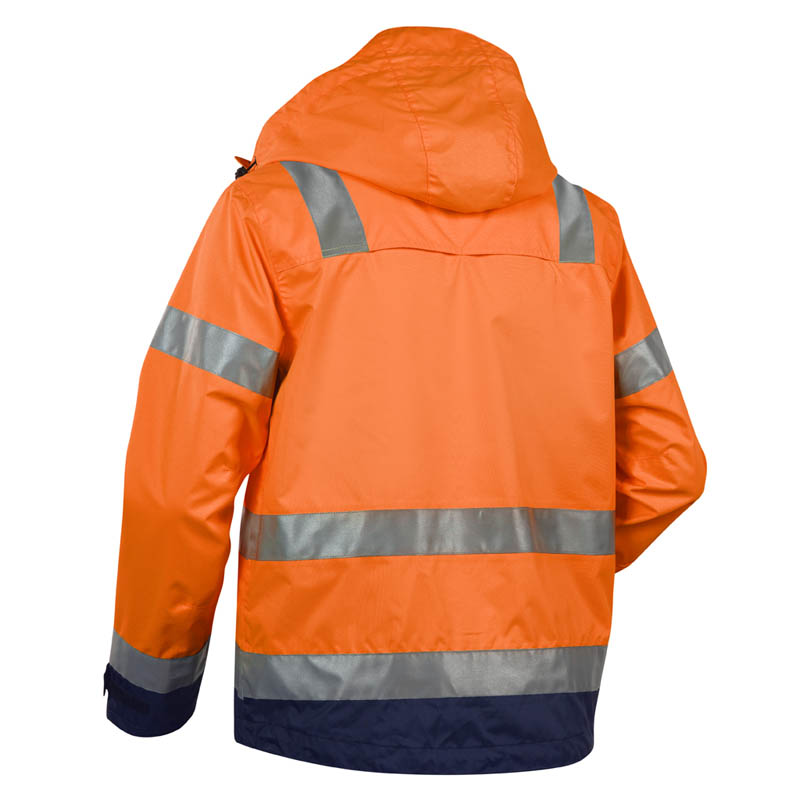 Blaklader High Vis Funktionsjacke High Vis Orange/Marineblau