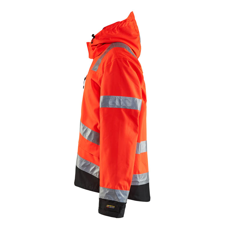 Blaklader High Vis Funktionsjacke High Vis Rot/Schwarz 4XL