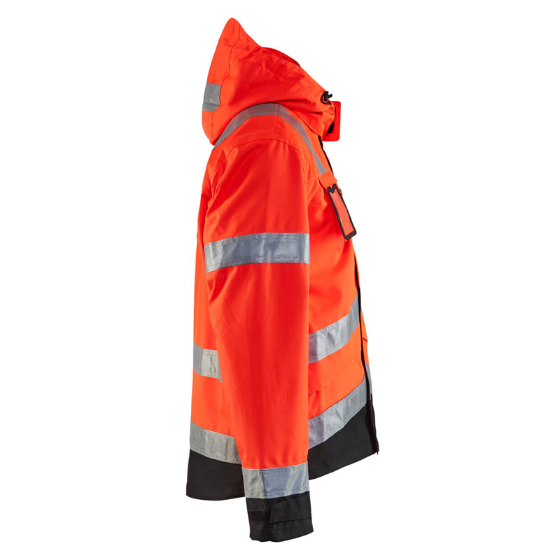 Blaklader High Vis Funktionsjacke High Vis Rot/Schwarz 4XL